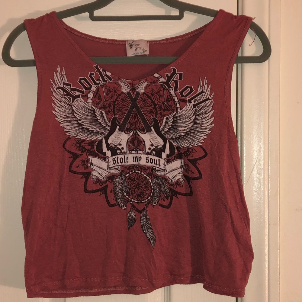 Four Girls muscle tee
